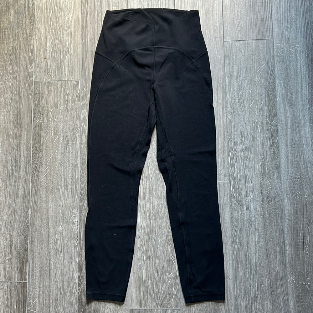 lululemon unlimit high rise legging with keyhole detailing, black